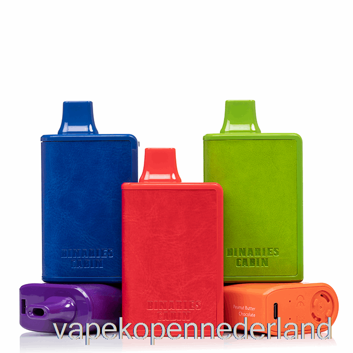 Elektronische Sigaret Vape Horizon Binaire Cabine 10000 Wegwerp Druif Braambessenijs